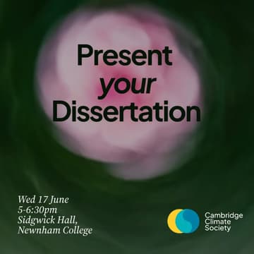 Cover Image for Climate Dissertations Night