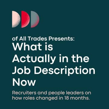 Cover Image for [TBD] What is Actually in the Job Description Now