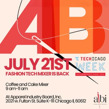 Cover Image for Chicago's Second Fashion Tech Meetup! Join us for Coffee & Cake at the AIBI Lab