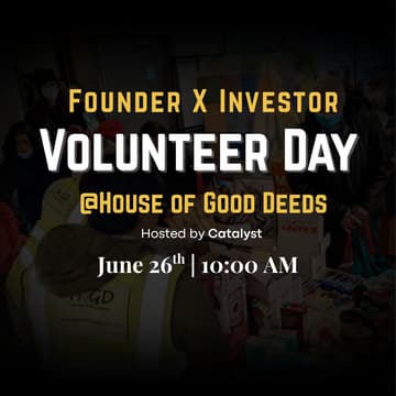 Cover Image for Founder x Investor Volunteer Day