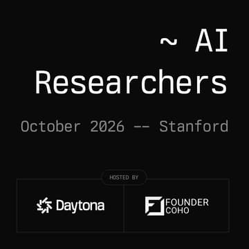Cover Image for Daytona AI Researchers - October, July 2026