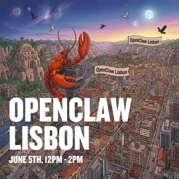 Cover Image for OpenClaw + Hermes Agent Lisbon Meetup | June Edition