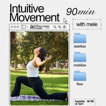 Cover Image for Intuitive Movement: Stabilize + Mobilize through Vinyasa