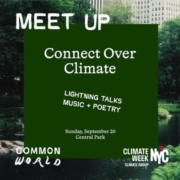 Cover Image for Pre-NYCW Park Meet Up w/ our Common World