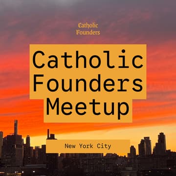 Cover Image for Catholic Founders Meetup | NYC, NY - Holy Smokes! Rooftop BBQ 🌭