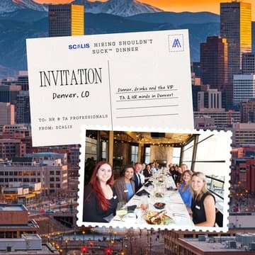 Cover Image for Hiring Shouldn't Suck™ Dinner (Denver - 11/12/26)