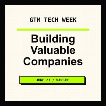 Cover Image for GTM Week: Building Valuable Companies Roundtables