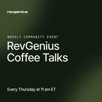 Cover Image for RevGenius Coffee Talks (Weekly)