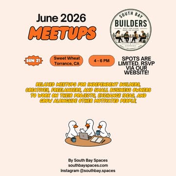 Cover Image for *RSVP REQUIRED* South Bay Builders @ Sweet Wheat 6/21