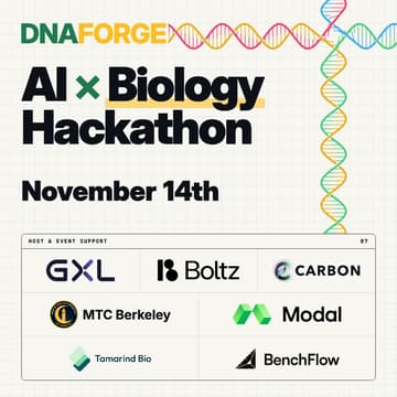 Cover Image for DNAForge × MTC: AI × Biology Hackathon