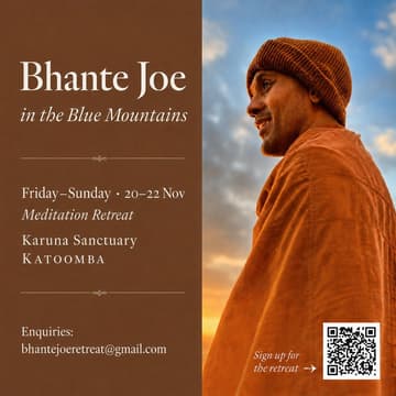 Cover Image for A Happiness That Does Not Die: A Silent Retreat on Nibbāna | With Bhante Joe