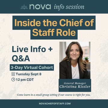 Cover Image for Executive Assistants & Aspiring Chiefs of Staff: Step Into the Role You’re Already Doing (and Get Credit for It)