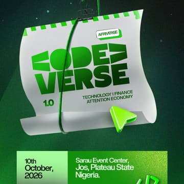 Cover Image for Coded Verse 1.o Hosted by Afriverse