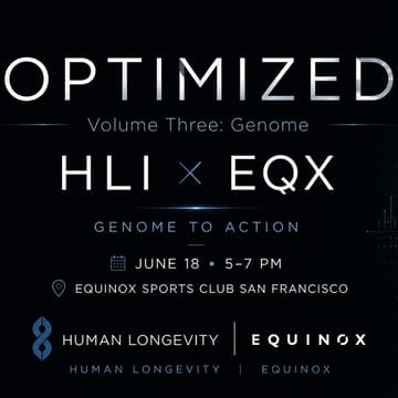 Cover Image for Equinox Optimized. Volume Three: Genome with Human Longevity