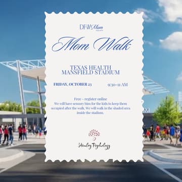 Cover Image for Mom Walk at Mansfield Stadium