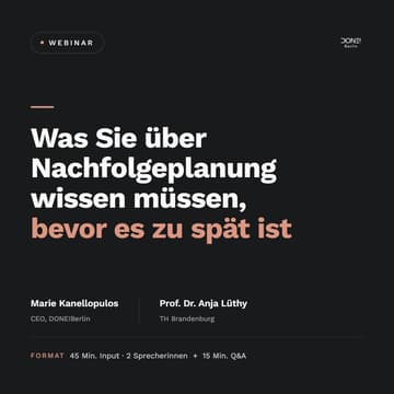 Cover Image for Was Sie über Nachfolgeplanung wissen müssen, bevor es zu spät ist