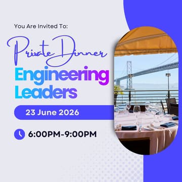 Cover Image for Private dinner for engineering leaders: Shipping quality when AI writes the code