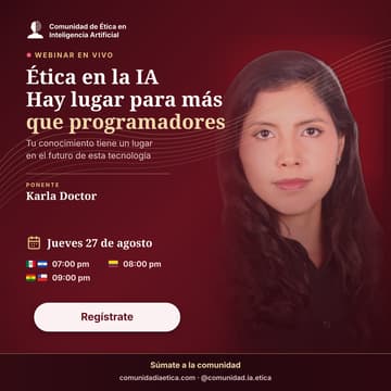 Cover Image for Ética en la IA: Hay lugar para más que programadores