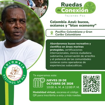 Cover Image for Colombia Azul: buceo, océanos y “blue economy” Territorios de Conexión – Pacífico Colombiano y Gran Caribe Colombiano