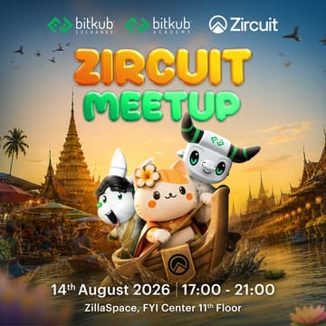 Cover Image for Zircuit Meetup – Bitkub x Zircuit x Common Defense🐱💚