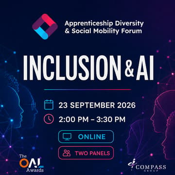 Cover Image for Inclusion & AI - Apprenticeship Diversity & Social Mobility Forum