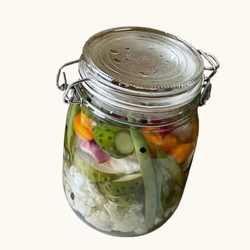 Cover Image for Fermentation workshop: preserving the season's harvest in salt brine