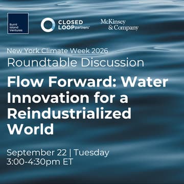Cover Image for Flow Forward: Water Innovation for a Reindustrialized World
