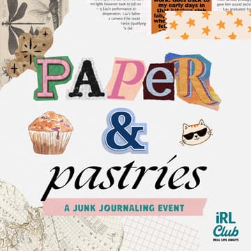 Cover Image for ✂️ Paper & Pastries: A Junk Journaling Social