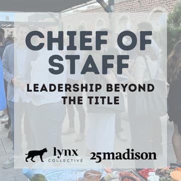 Cover Image for Chief of Staff: Leadership Beyond the Title