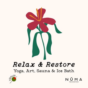 Cover Image for Relax & Restore: Yoga, Flower drawing, Sauna and Ice Bath for Creatives