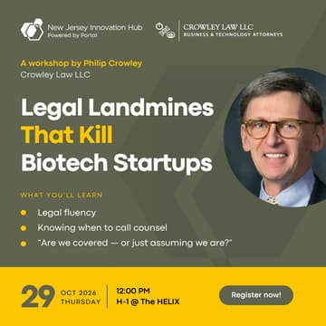 Cover Image for Legal Landmines: Avoiding the Mistakes That Kill Biotech Startups