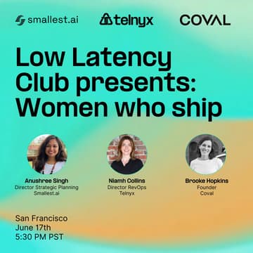 Cover Image for Low Latency Club presents: Women Who Ship