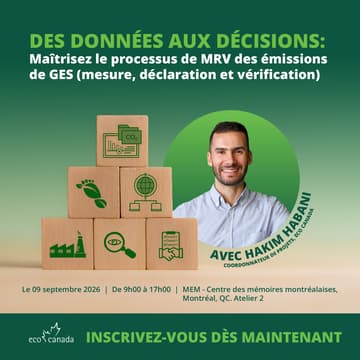 Cover Image for Des données aux décisions : Maîtriser le processus de MRV des émissions de GES (mesure, déclaration et vérification)