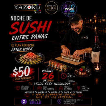 Cover Image for Noche de Sushi entre Panas