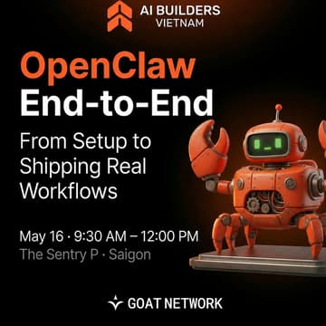 Cover Image for OpenClaw End-to-End Workshop: From Setup to Shipping Real Workflows