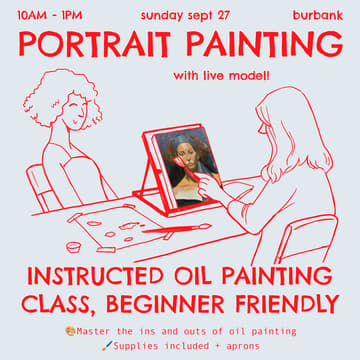 Cover Image for Oil Painting Class - Live Model (Portraits)