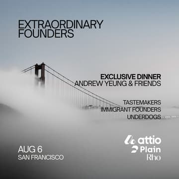 Cover Image for Extraordinary Founders Dinner (hosted by Andrew Yeung)