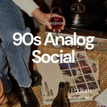 Cover Image for Podium Takeover: 90s Analog Social