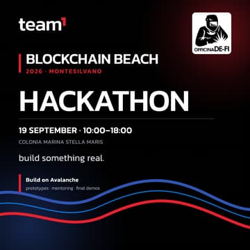 Cover Image for Team1 Hackathon at Blockchain Beach 2026
