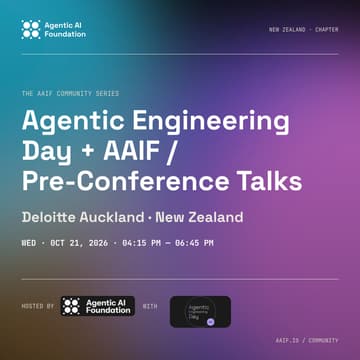 Cover Image for Agentic Engineering Day New Zealand + AAIF / Pre-Conference Talks