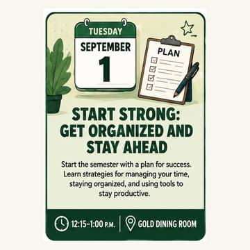 Cover Image for Start Strong: Get Organized And Stay Ahead