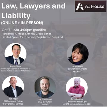 Cover Image for AI Governance (In Person + Online): Law, Lawyers, and Liability