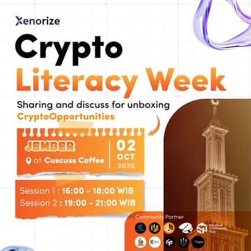 Cover Image for Jember Crypto Literacy Week by Xenorize