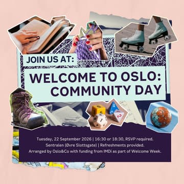 Cover Image for Welcome to Oslo: Community Day