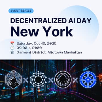 Cover Image for Decentralized AI Day New York - #AIWeekNY