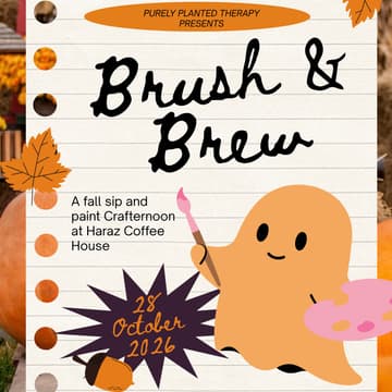 Cover Image for Brush & Brew: A Fall Crafternoon