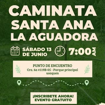Cover Image for Experiencia - Caminata Santa Ana (La Aguadora)