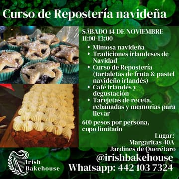 Cover Image for Curso de Repostería Navideña