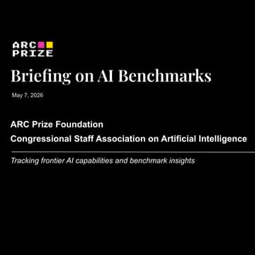 Cover Image for ARC Prize Foundation Briefing on AI Benchmarks