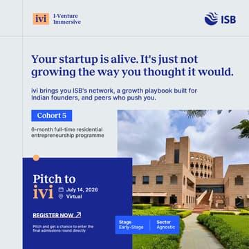 Cover Image for Pitch to ivi | Virtual | July 14, 2026, | 10:00 AM - 05:00 PM